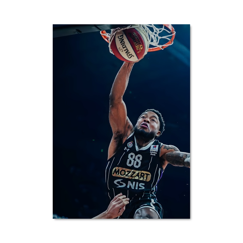Poster Dunk de Tasmania – affiche Basketball